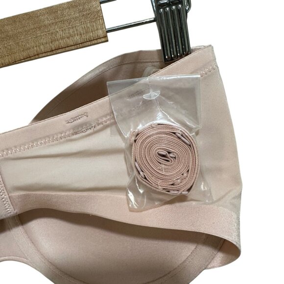 Vanity Fair Size 36DD Buff Nearly Invisible Strapless‎ Underwire Bra #74202 - Picture 9 of 10